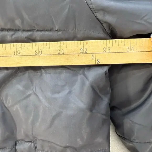 Castle X Raceware Puffer Coat Youth XL Black Hidden Hood Snowmobile Jacket - Picture 12 of 13